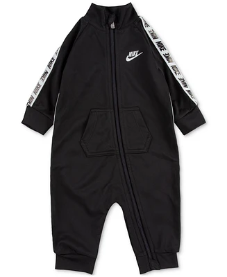 Nike Baby Taping-Detail Zip-Front Coverall