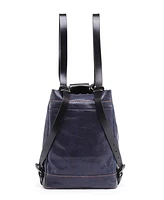 Old Trend Women's Leather Canna Bucket Backpack