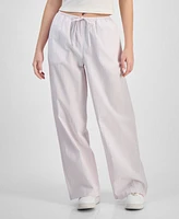 Self Esteem Juniors' Seersucker Drawstring Lounge Pants
