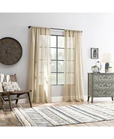 Archaeo Slub Textured Linen Blend Curtain