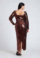 Eloquii Plus Maxi Sequin Dress