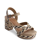 Bernardo Footwear Liana Embrodiered Platform