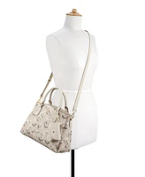 Nine West Siera Top Zipper Satchel Bag