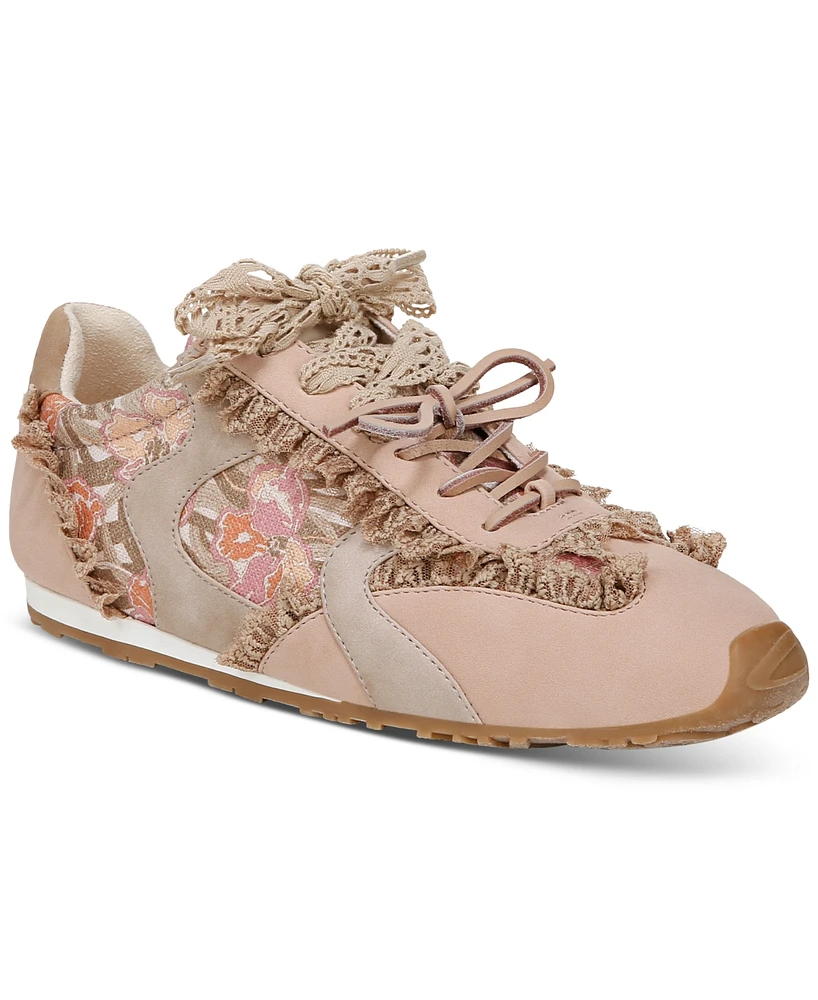 Circus Ny by Sam Edelman Nash Lace-Up Ruffle Lace Sneakers