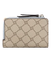 Nine West Lockup 9s Zip Around Card Case Wallet