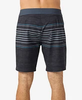 O'Neill Men's Hyperfreak Heat Stripe Scallop Short