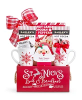 Alder Creek Gift Baskets St. Nicks Red Bed Breakfast Crate, 8 Piece