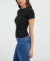 Good American Women's Super Stretch Baby T-Shirt