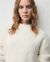 Mango Women's Round-Neck Knitted Sweater