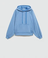 Mango Women's Hoodie Cotton Sweatshirt