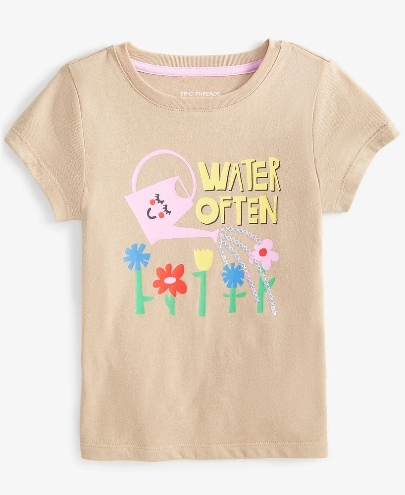 Epic Threads Toddler Girl Water Often Graphic T-Shirt, Exclusively at Macy's