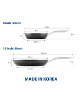 Techef - Onyx Collection - 8 and 12 Inch Frying Pan Set