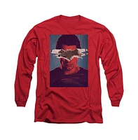 Batman V Superman Men's Poster Long Sleeve Adult Tee / T-Shirt