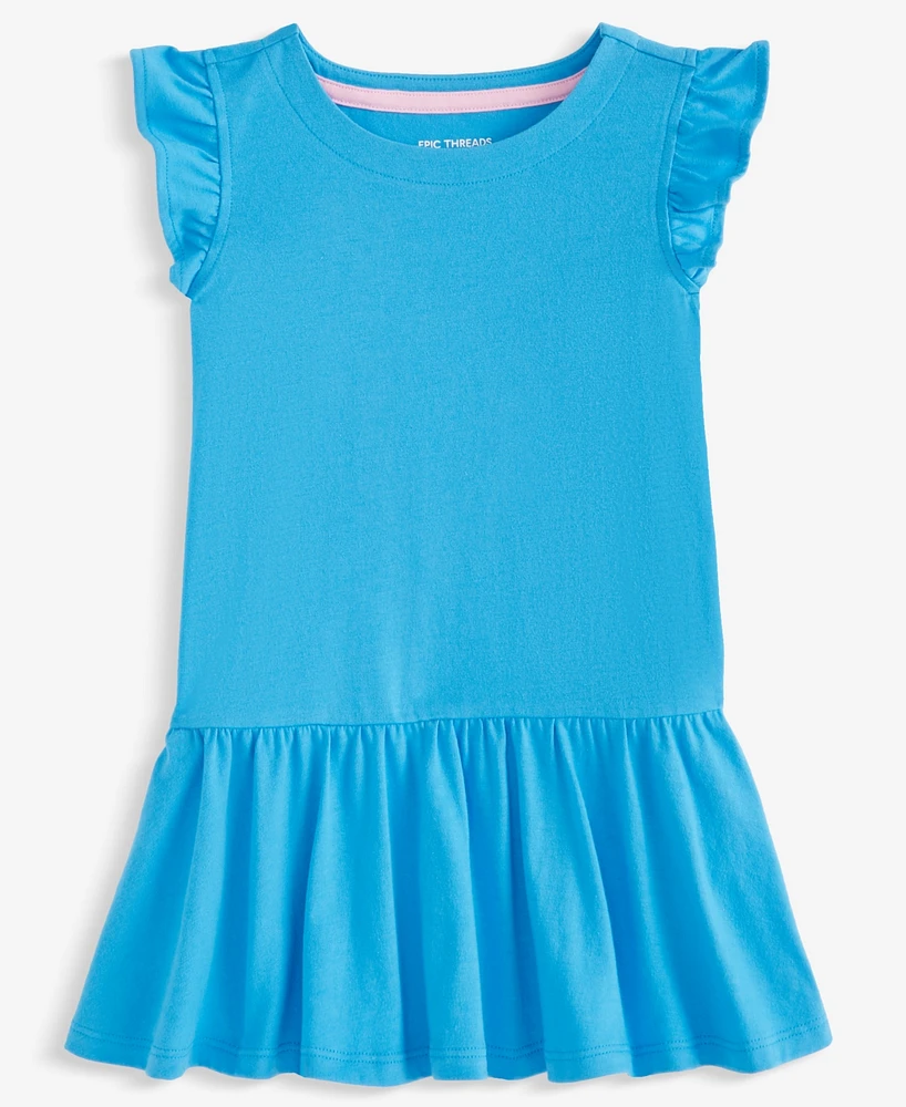 Epic Threads Toddler Girl Ruffle-Sleeve Dress, Exclusively at Macy's