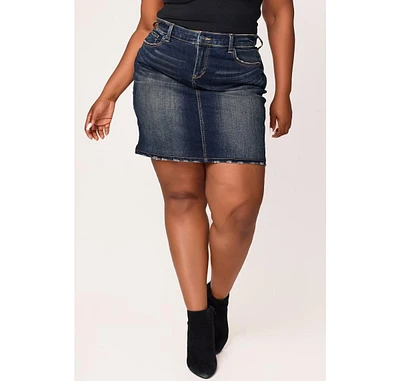 Slink Jeans Plus Denim Skirt