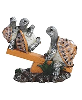 Fc Design "2-pc Gift Set" 6"H Turtle Family Playing on Seesaw Figurine Statue Ornament Home Room Office Decor and Perfect Gift Ideas for Housewarming,