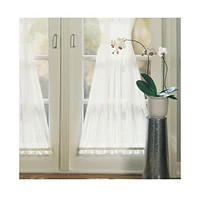 No. 918 Sheer Voile Rod Pocket Door Curtain Panel