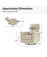 Hulala Home Felipa Modern Recliner with Electric Adjustable Headrest