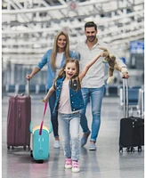 Gyroor Gnu 40W Electric Trolley Suitcase Inspired Electric Ride-On Luggage for Kids ,A Fun & Practical Travel Buddy Ages 3-6-up to 5 Miles 5MPH
