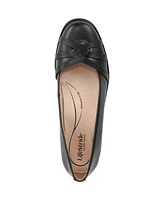 LifeStride Women's Jorie Low Wedge Ballerina Flats