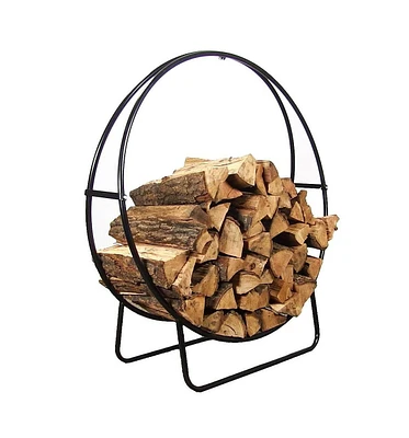 Slickblue Modern Indoor/Outdoor Firewood Holder Log Rack for Stylish Storage