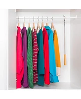 Florida Brands Closet Reacher Pole with Hook and Wooden Handle. Adjustable 2.75 to 5 Feet