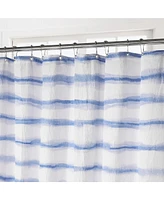 Awesome Home Wavy Stripe Texture Fabric Shower Curtain, 72"X72"