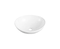 DeerValley Horizon 16" x 13'' Oval Vitreous China Vessel Bathroom Sink