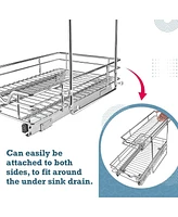 Florida Brands 2 Tiers Under the Sink Organizer and Storage Pull Out 11 x 18 In