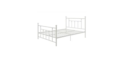 Slickblue Platform Bed Frame with Headboard and Footboard - Modern Supportive Bed Base