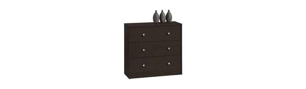 Slickblue Modern 3-Drawer Chest And Dresser For Bedroom