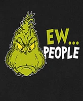 Airwaves Men's The Grinch Ew People Long Sleeve Fleece