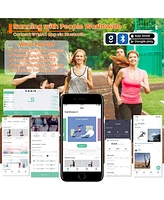 Gymax 3HP Walking Running Jogging Exercise Machine App Control Folding Treadmill