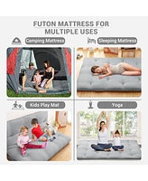 gaomon Japanese Floor Mattress Twin, Portable Futon Mattress Thicken Sleeping Mattress, for Camping & Guest Room