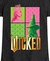 Wicked Big Girls Elphaba Glinda Graphic Tee