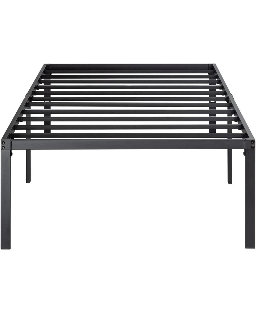 Slickblue High Metal Platform Bed Frame with Under-bed Storage Space