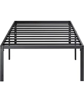 Slickblue High Metal Platform Bed Frame with Under-bed Storage Space