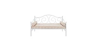 Slickblue Metal Daybed with Scroll Detailing and 600 lb Weight Capacity