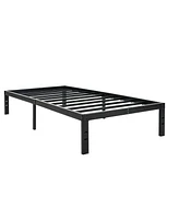 Slickblue College Dorm Metal Platform Bed Frame Sturdy and Space-Saving