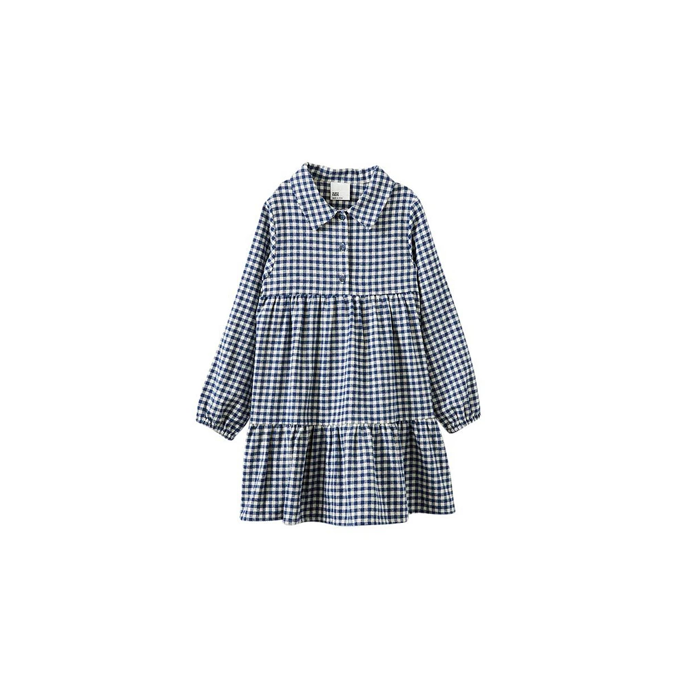 Cotton On Little Girls Josie Woven Long Sleeve Dress