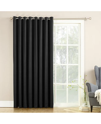 Sun Zero Grant Room Darkening Grommet Sliding Patio Door Curtain Panel