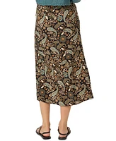 O'Neill Juniors' Sunni Rosalia Paisley Print Midi Skirt