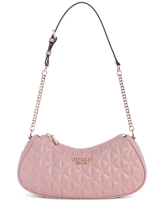 Guess Kori Top Zip Medium Quilted Shoulder Bag