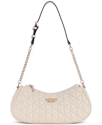 Guess Kori Top Zip Medium Quilted Shoulder Bag