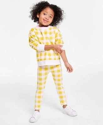 Epic Threads Toddler Girl Gingham Sweatshirt Leggings Exclusively At Macys