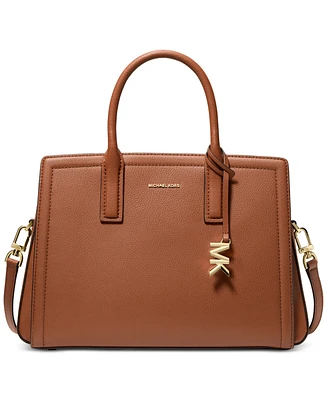 Michael Kors Laila Medium Leather Satchel