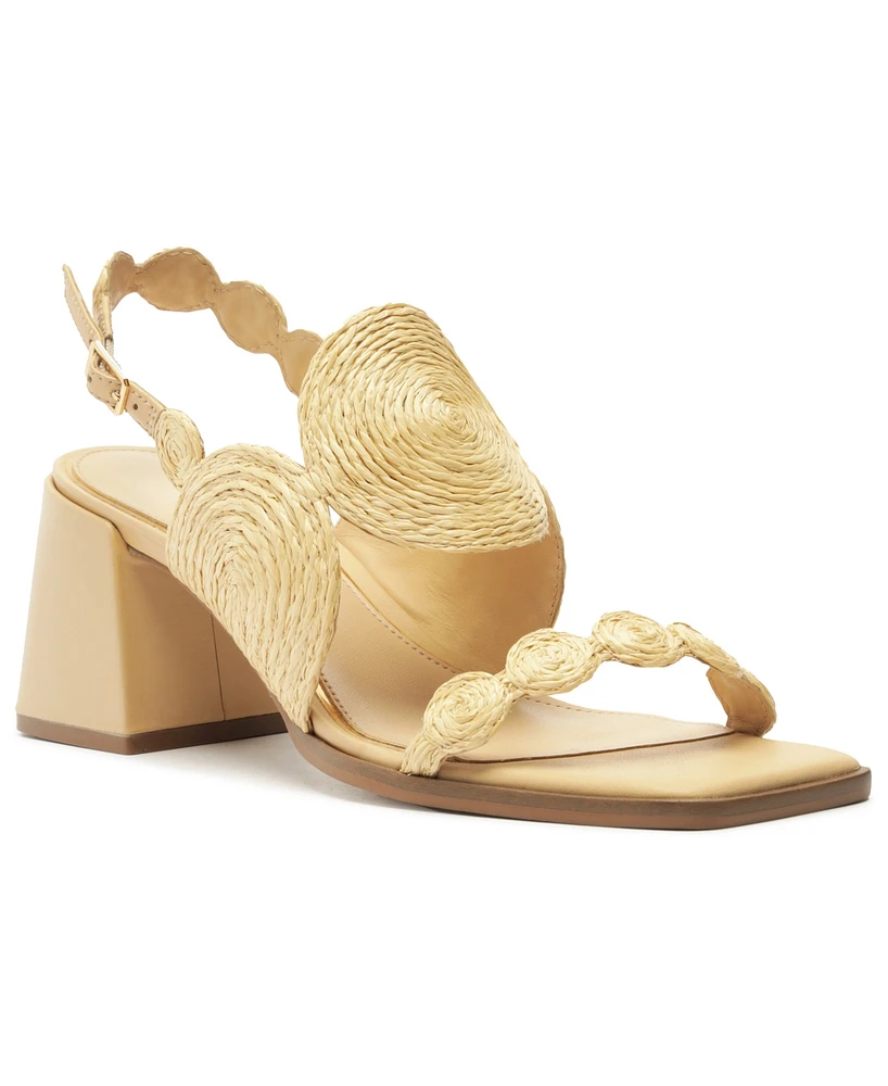 Arezzo Women's Thalia Mid-Block Sandals