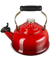 Le Creuset Enamel On Steel Whistling Kettle 1.7 Qt. Light Gold Heart