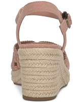 Lucky Brand Women's Coyna Floral Lace Espadrille Wedge Sandals