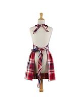 Design Imports Americana Plaid Apron